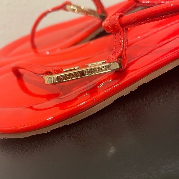 Tory Burch NIB red sandals 6.5 - Picture 5 of 6